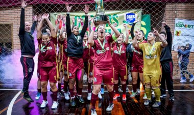 Imigrante é bicampeão da Copa RS de Futsal Feminino