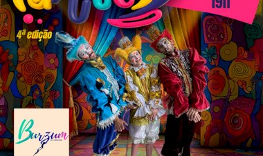 Espetáculo circense no terceiro dia do projeto Reconectar a Arte