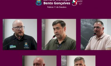 O que falaram os vereadores na tribuna da camara de vereadores no dia 01 de Dezembro