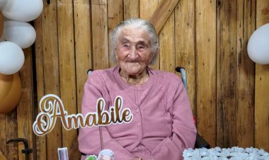 Pinto Bandeira comemora aniversario de 100 anos  de moradora da comunidade.