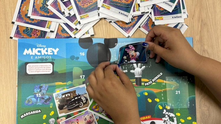 Leitura celebra a magia Disney com álbum de figurinhas exclusivo